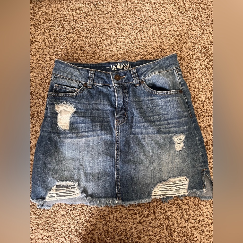 Rewash Denim Skirt Size 5/27